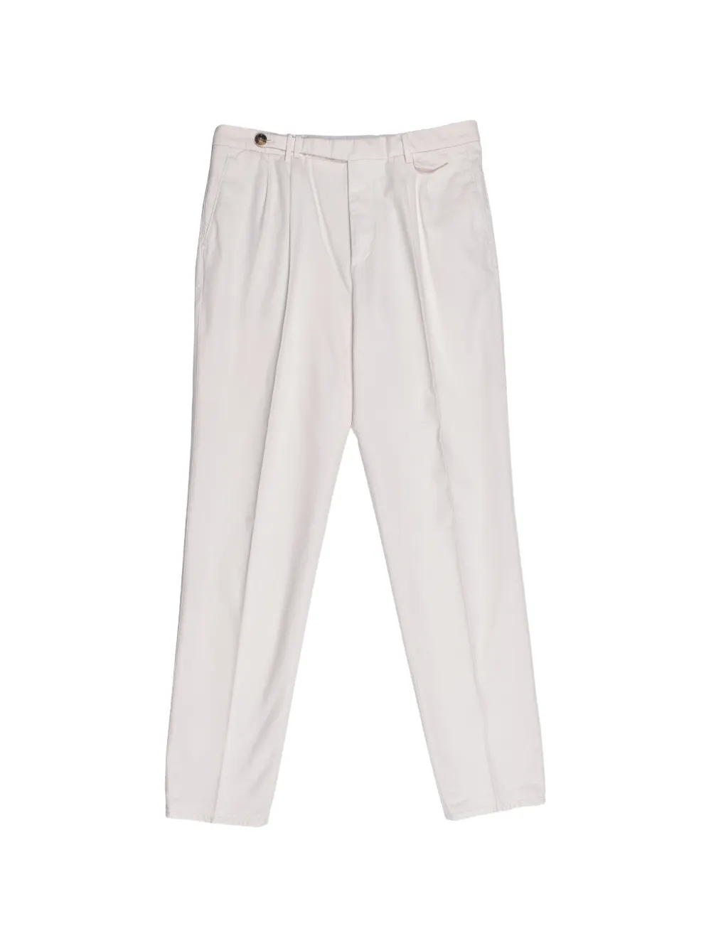 Brunello Cucinelli belt-loops trousers - Bianco