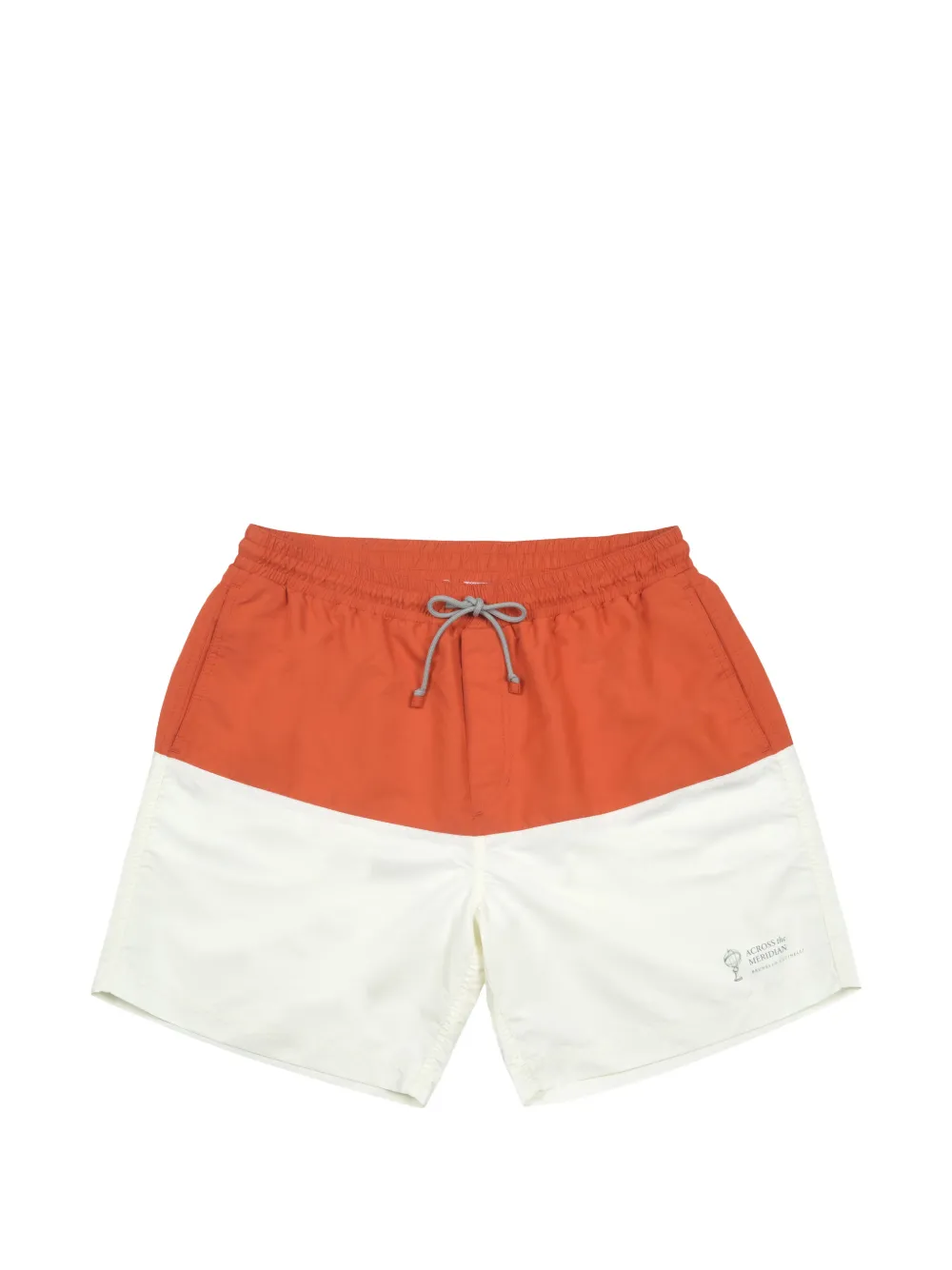 Brunello Cucinelli drawstring swim shorts - Arancione