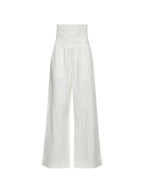Maurizio high-waisted wide-leg trousers