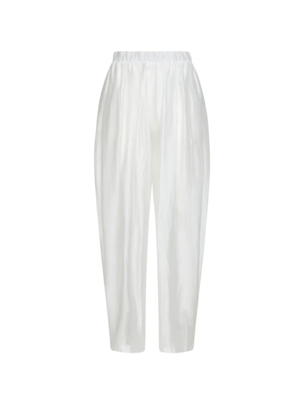 DARKPARK sheer balloon-leg trousers - Bianco