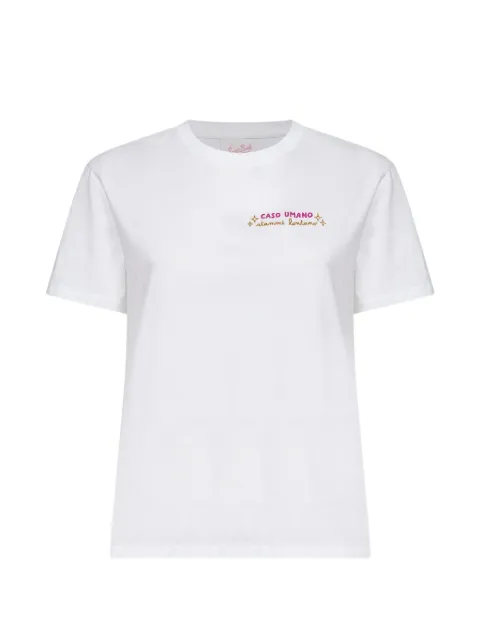 MC2 Saint Barth embroidered cotton T-shirt