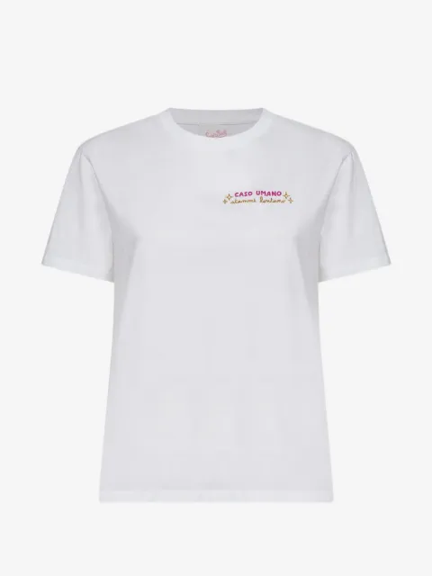 MC2 Saint Barth embroidered cotton T-shirt