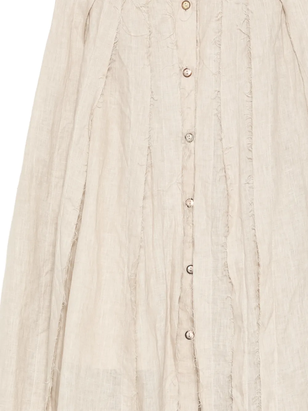  Forme D'expression Falda Plisada Con Bordes Sin Rematar - Neutro 