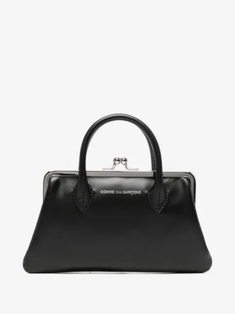 Comme Des Garçons Wallet logo-print kiss-lock wallet