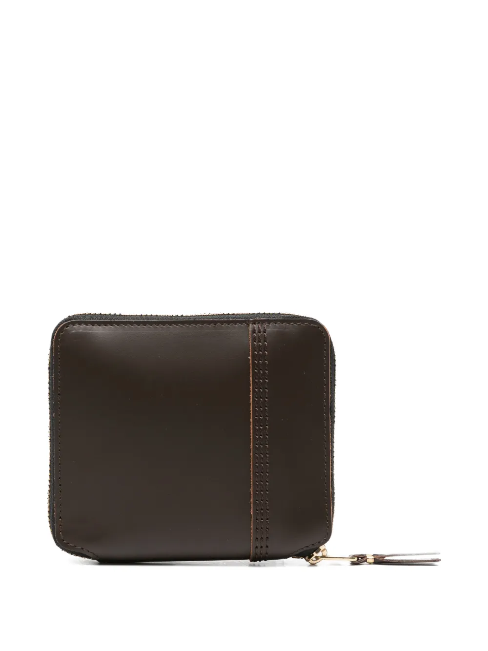 Comme Des Garçons Wallet Leren portemonnee Bruin