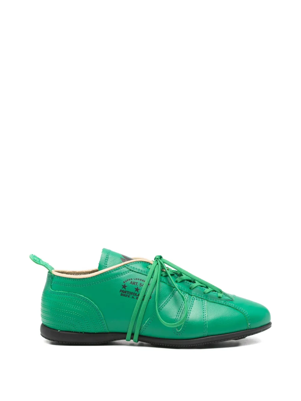 Pantofola D'oro logo-print lace-up sneakers Groen