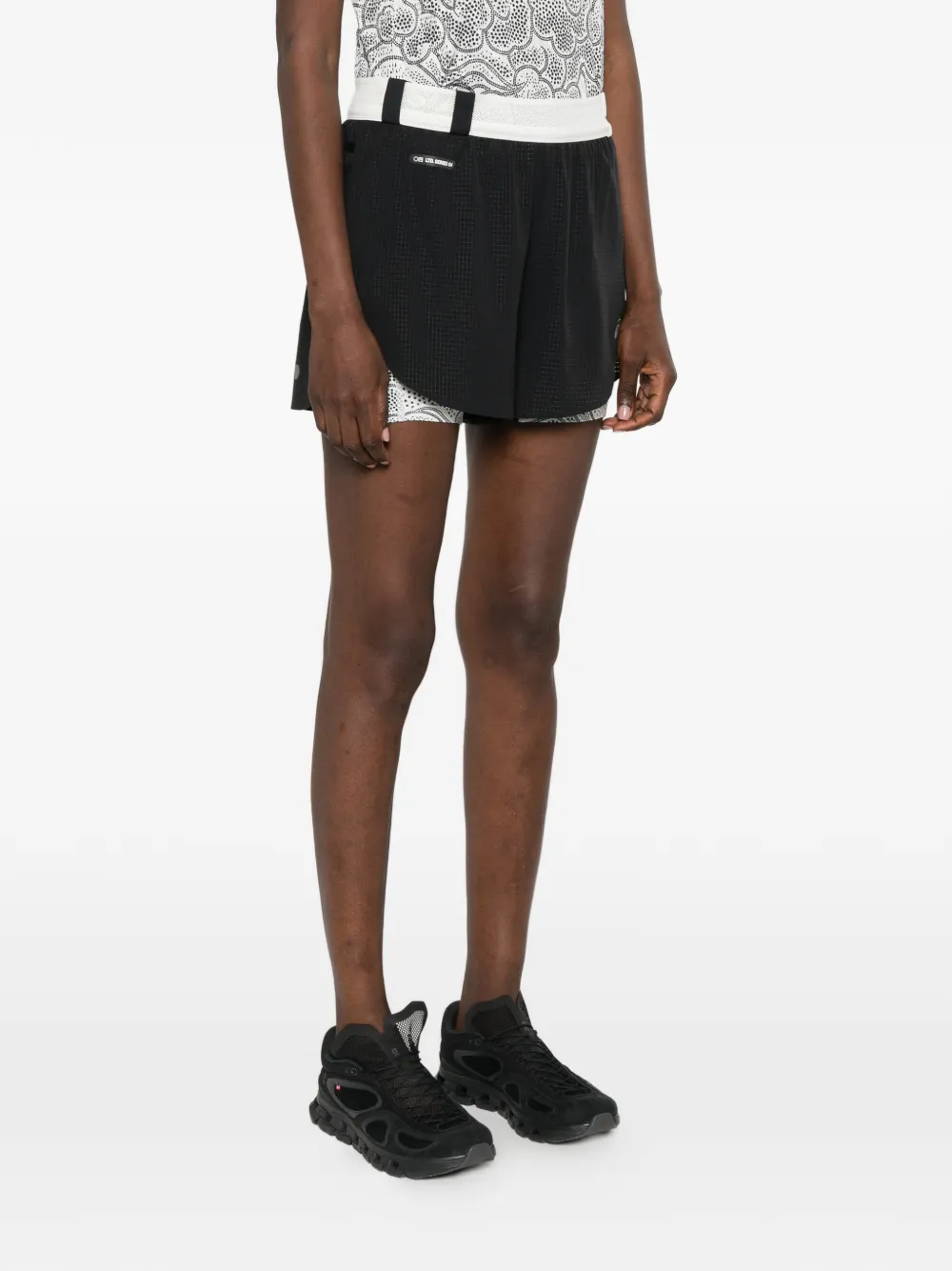  Asics Short Metarun Split - Noir 