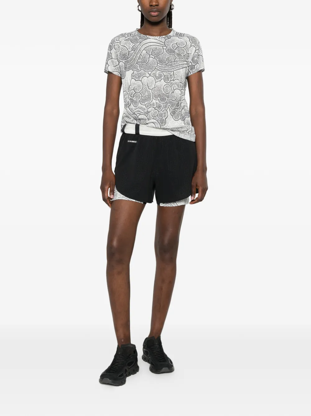  Asics Short Metarun Split - Noir 
