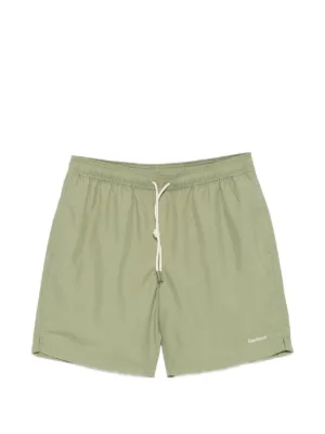 Moncler logo-patch Swim Shorts | Green | FARFETCH