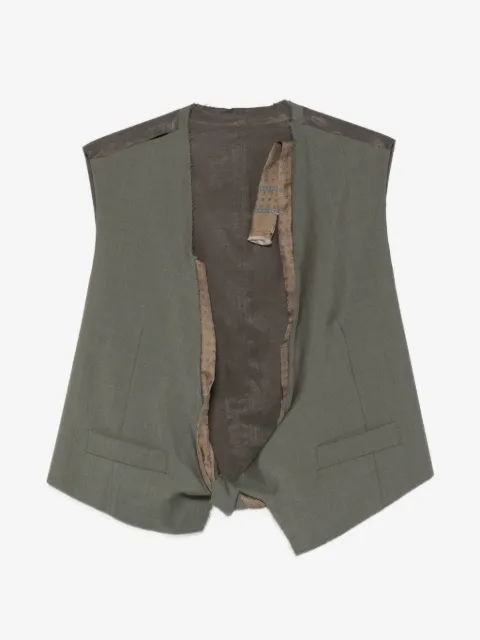 Magliano Dawn raw-edge waistcoat