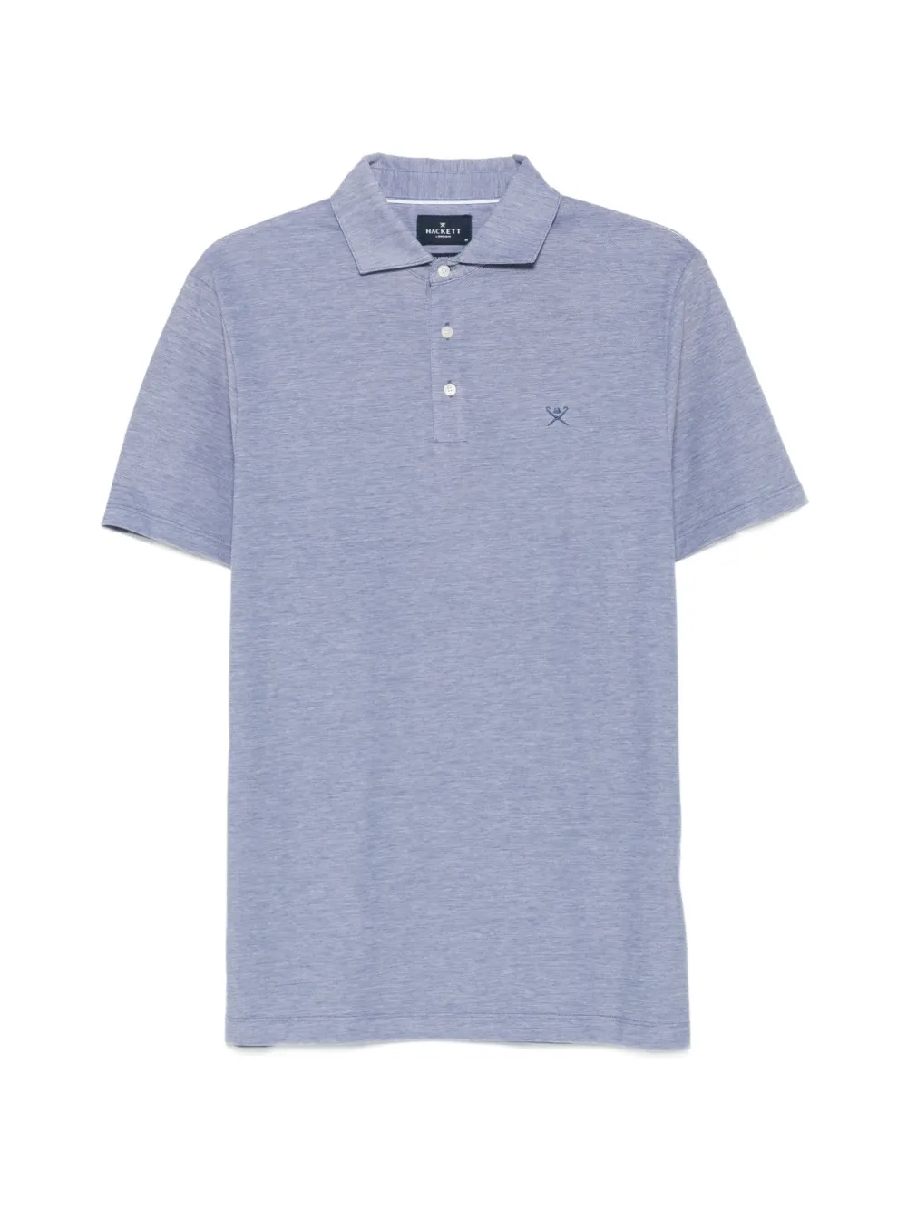 Hackett Logo-embroidered Polo Shirt In Blue