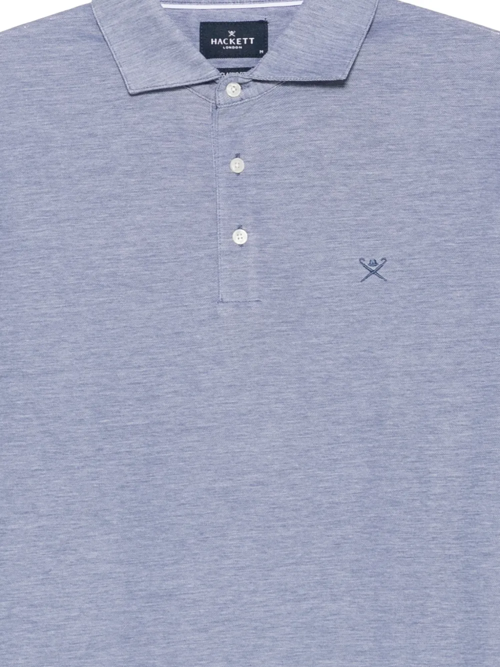 Hackett London Poloshirt met geborduurd logo Blauw