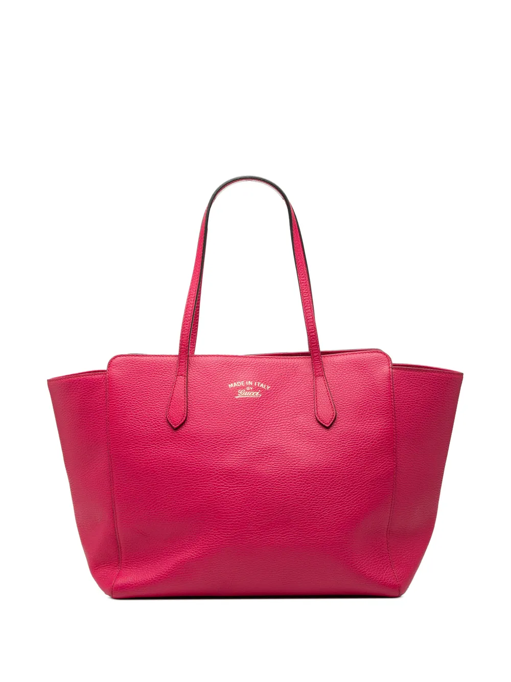 Gucci Pre-Owned 2000-2015 Medium Leather Swing tote bag - Rosa