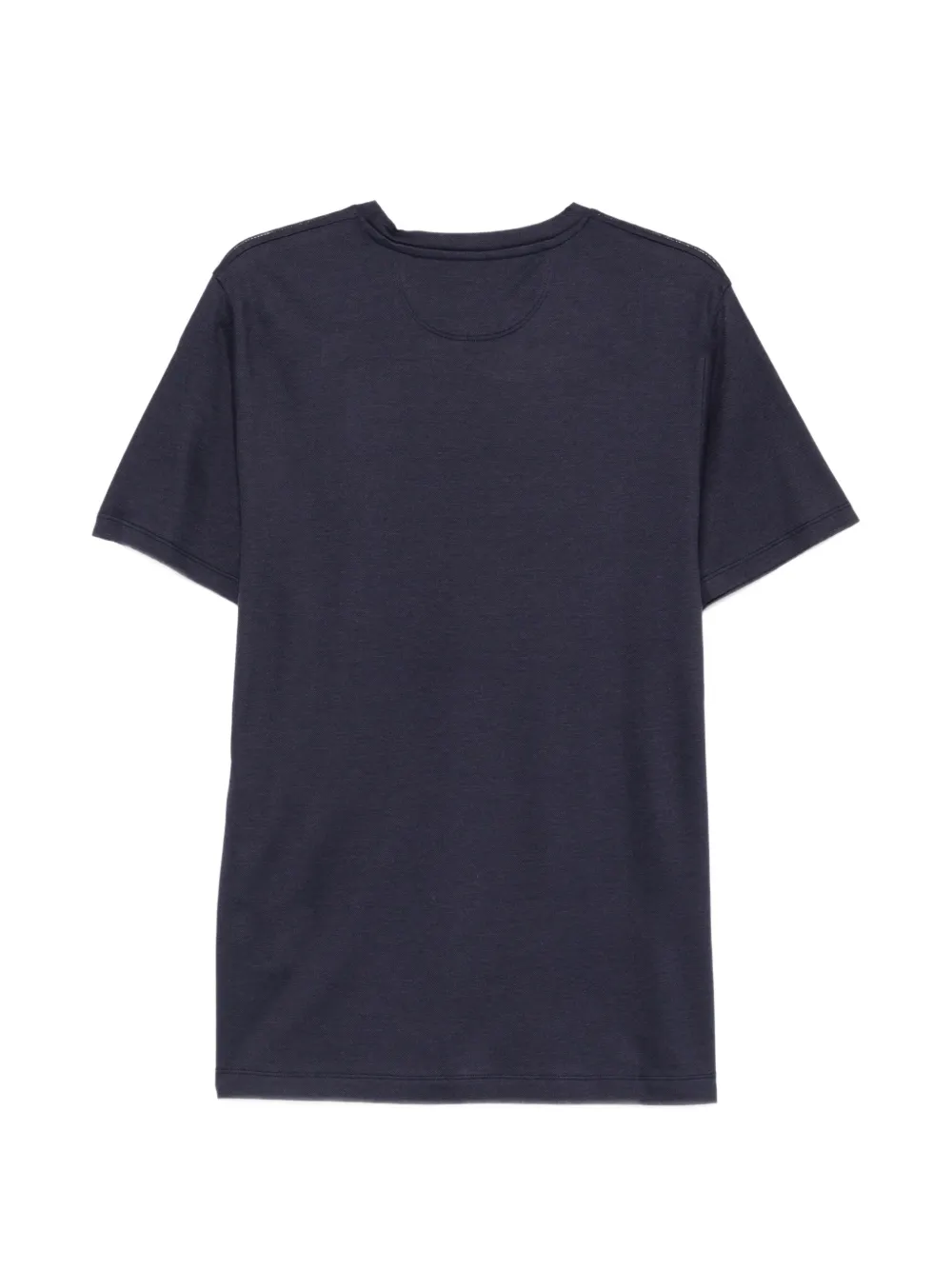 Hackett London T-shirt met contrasterend stiksels en korte mouwen Blauw