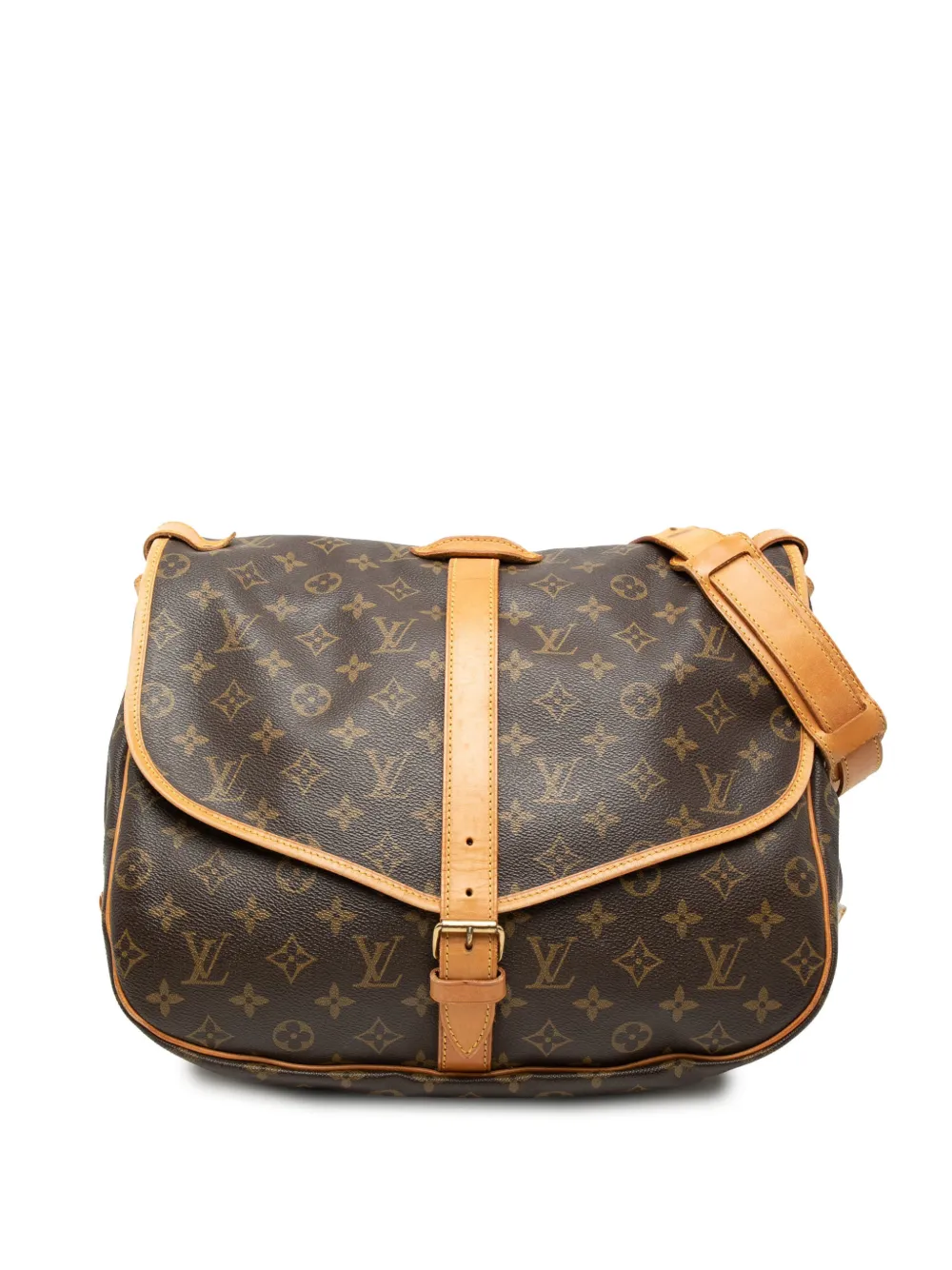 Louis Vuitton Pre-Owned 1993 Monogram Saumur 35 crossbody bag - Marrone