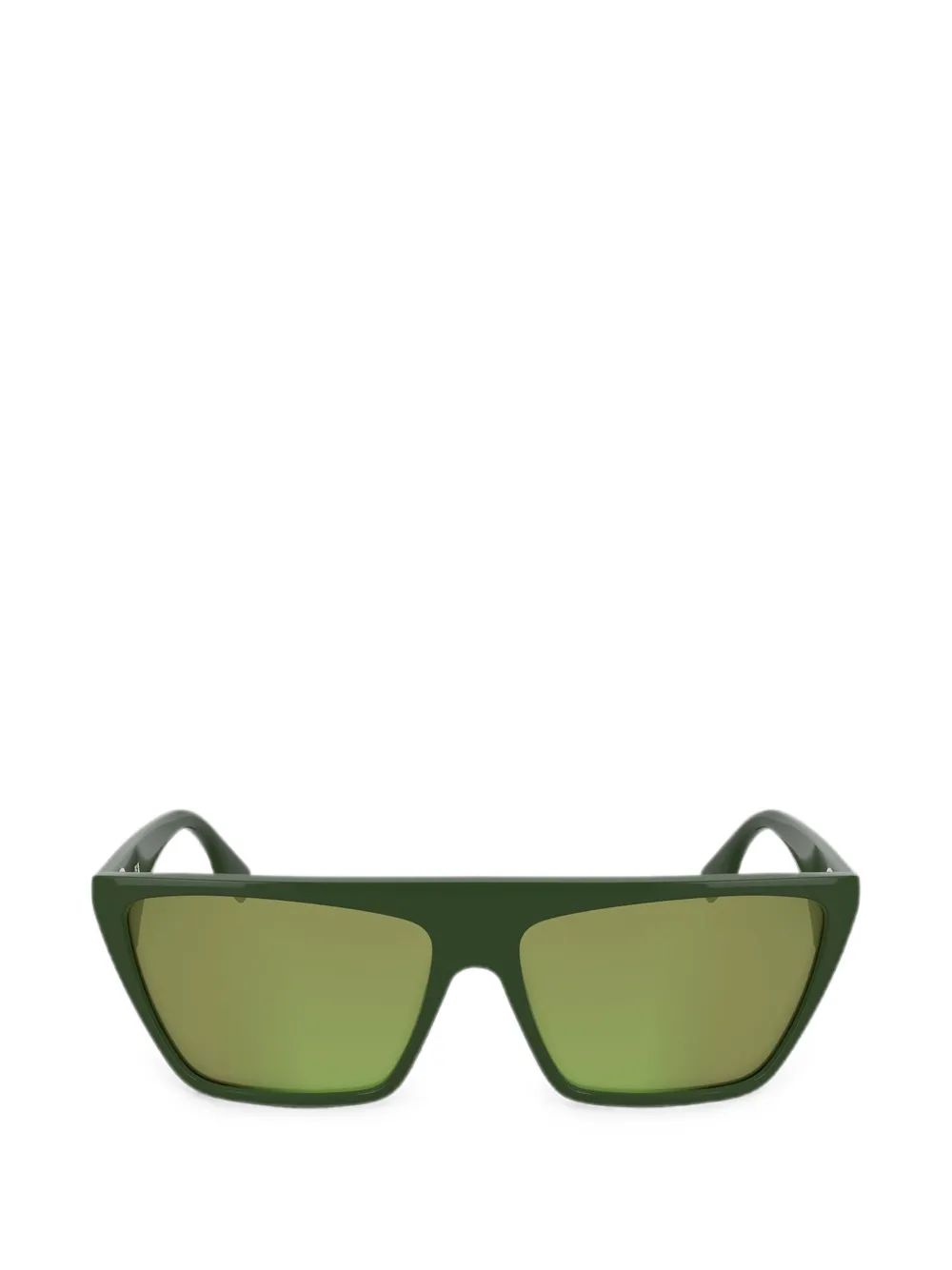 Karl Lagerfeld Sonnenbrille mit geometrischem Gestell - Grün