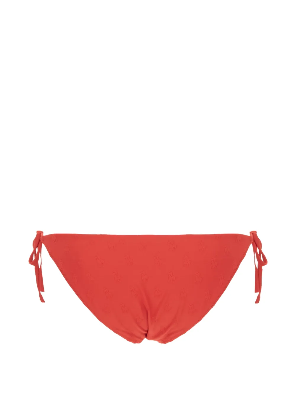 Polo Ralph Lauren Bikinislip met gestrikte zijkant Rood