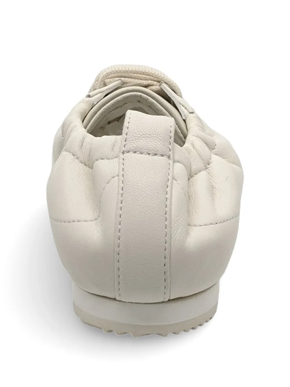 Casadei elasticated leather sneakers Beige