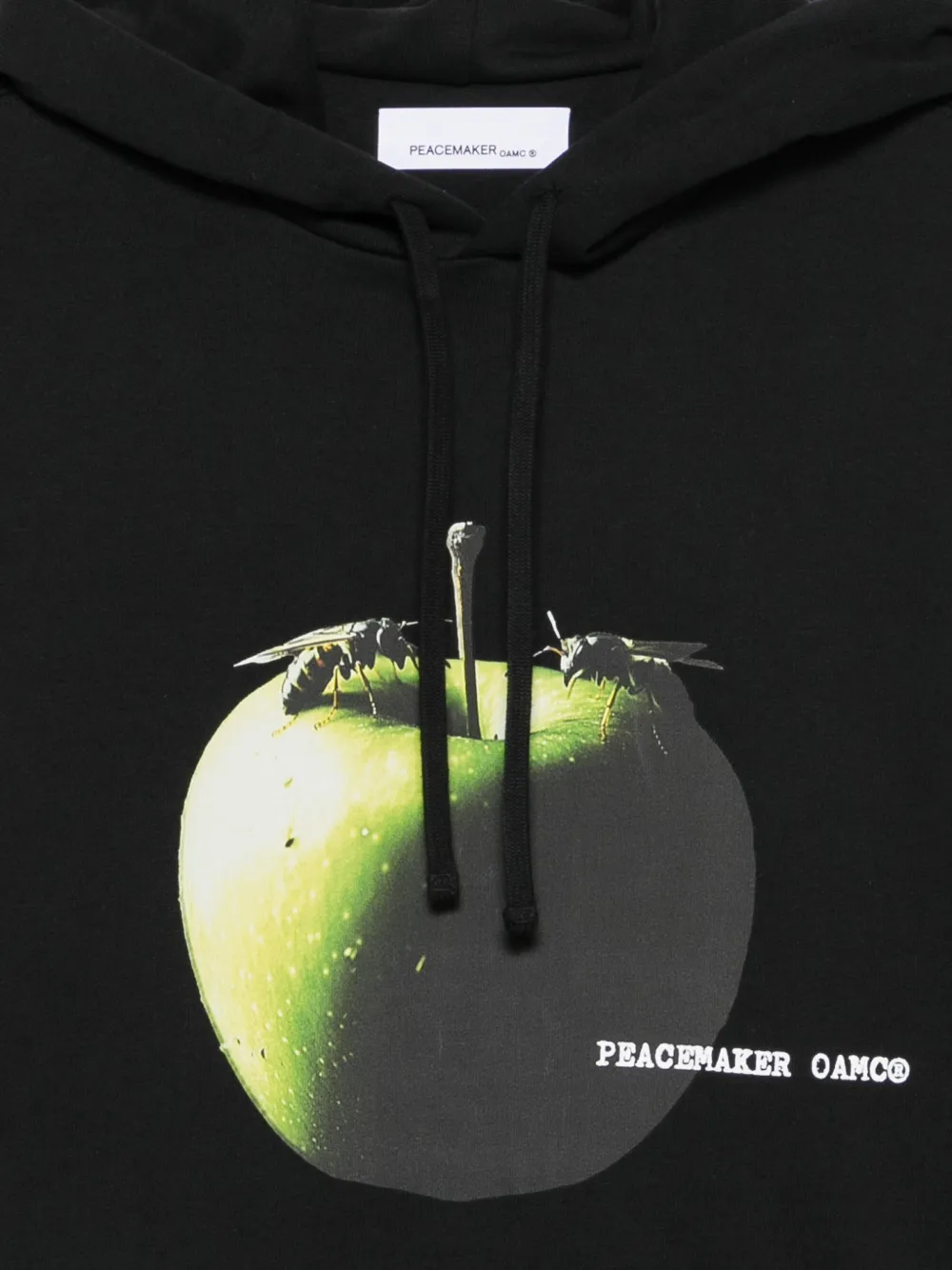 OAMC Peacemaker Hoodie met print Zwart