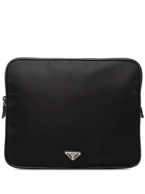 Prada Pre-Owned 2013-2026 Tessuto Laptop Case clutch bag
