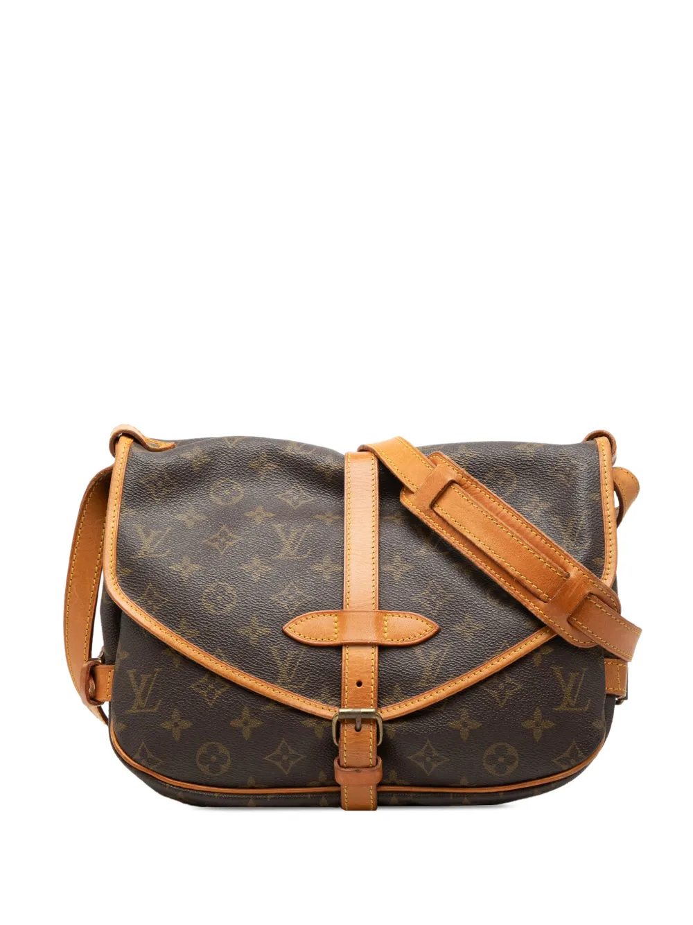 Louis Vuitton Pre-Owned 1992 Monogram Saumur 30 crossbody bag - Marrone