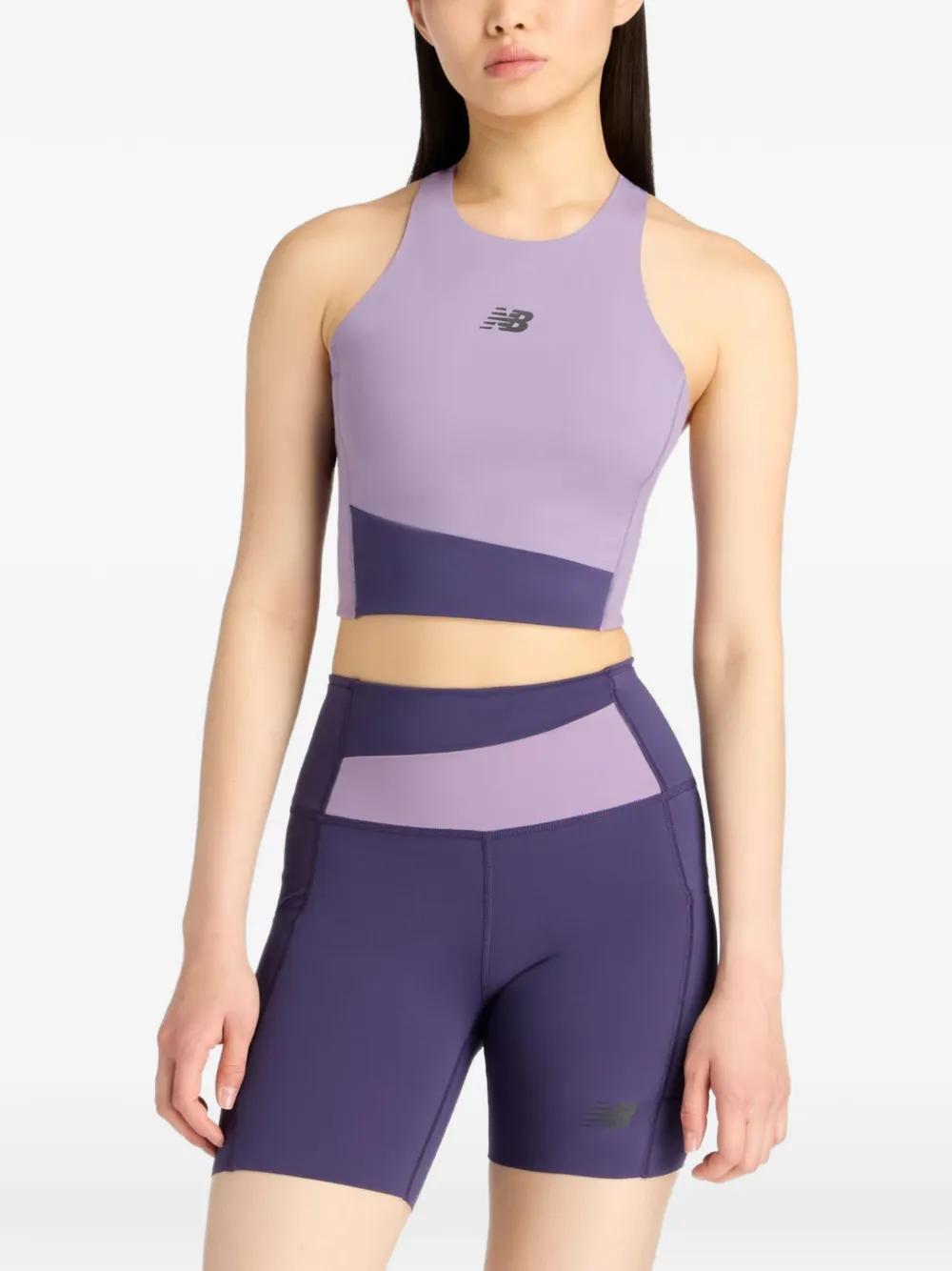 New Balance RC Elite cropped tank top - Violett