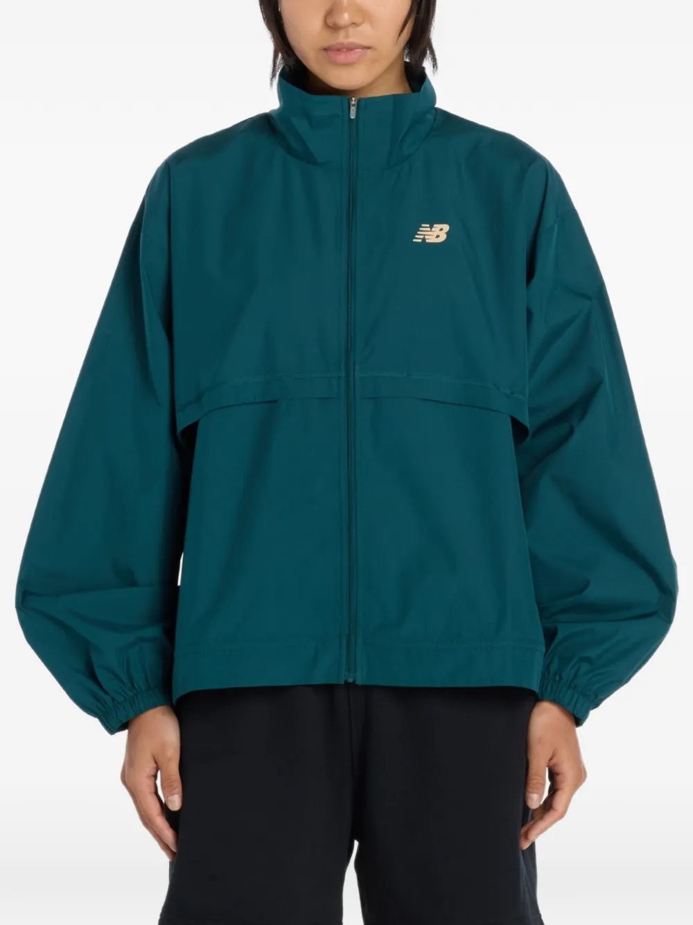 New Balance trackside woven jacket - Verde