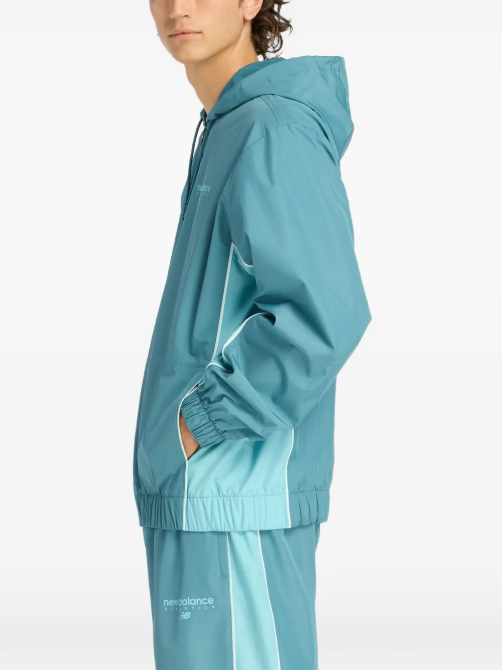 New Balance Trackside jack met afwerking Blauw