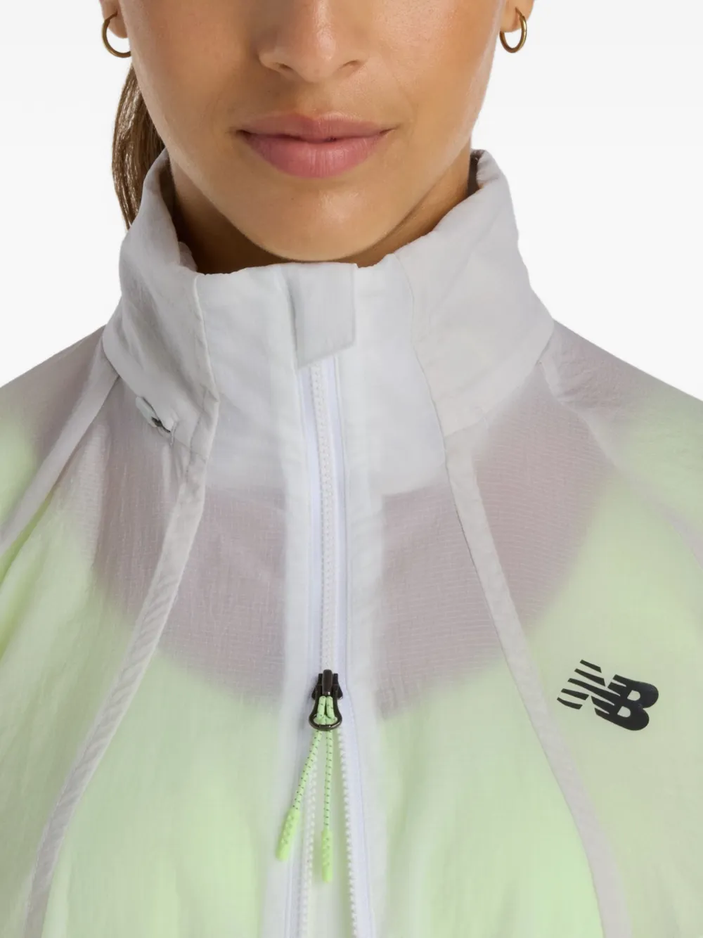 New Balance RC lichtgewicht jack Wit