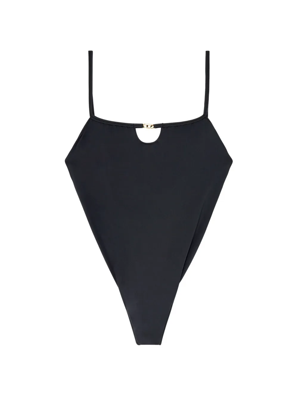 Diesel Kiara-Utlt logo-plaque bodysuit - Schwarz