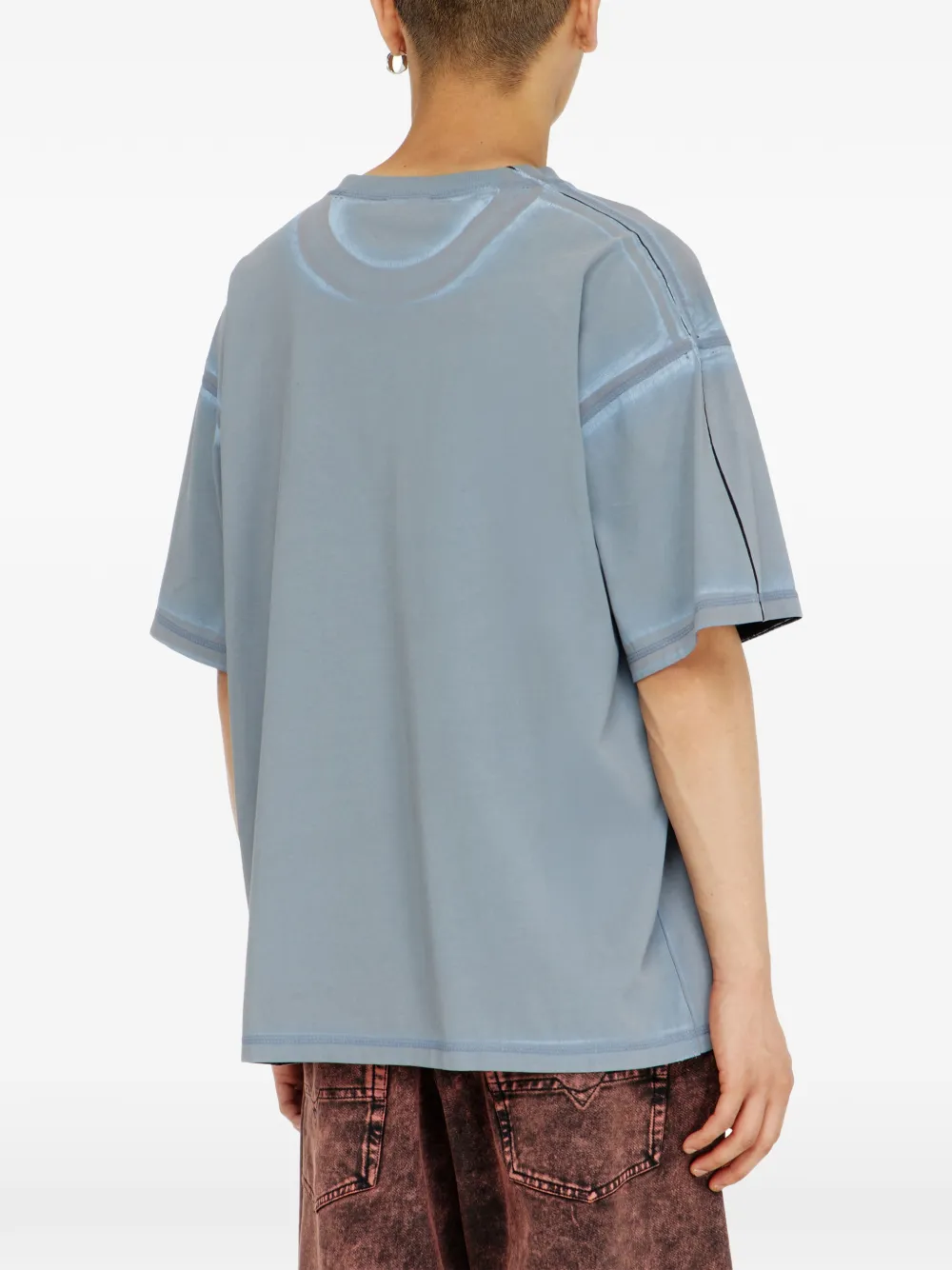 Diesel T-shirt met For Successful Living-print Grijs