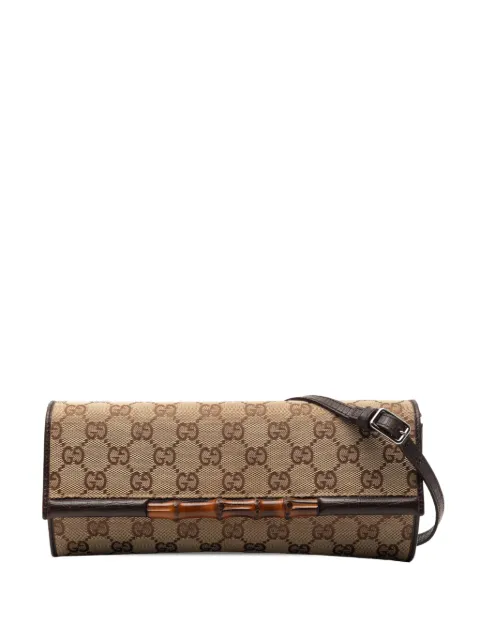 Gucci Pre-Owned bandolera Bamboo Bar con estampado clásico GG 2000-2015