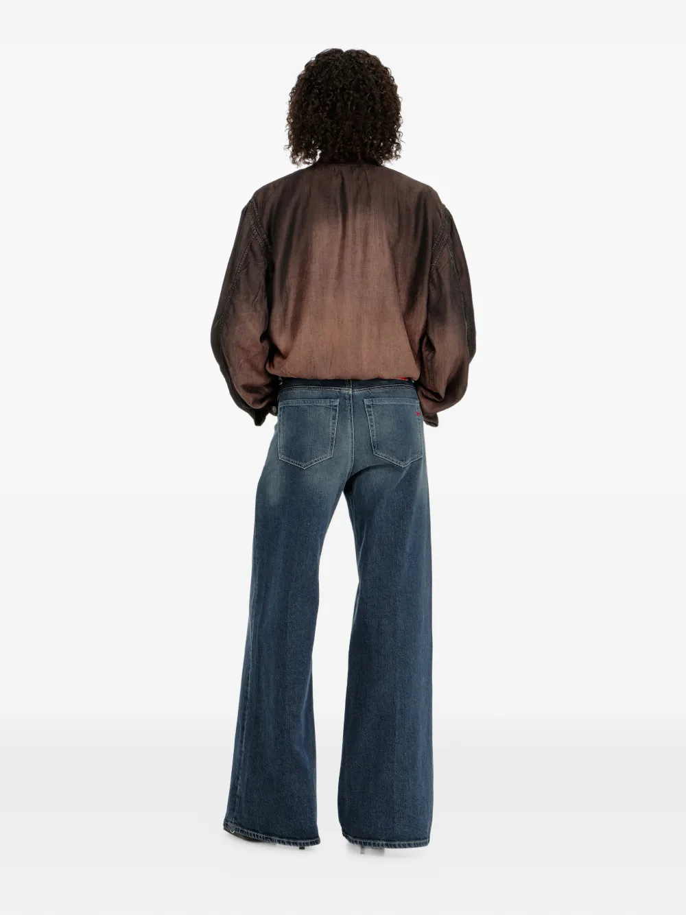 Diesel 1978 D-Akemi flared jeans Blauw