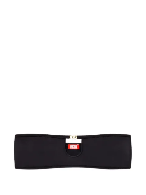 Diesel Oval D cut-out bandeau bra