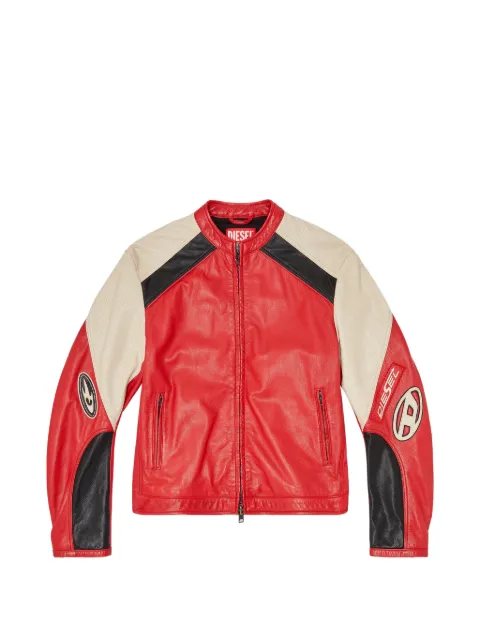 Diesel biker leather jacket