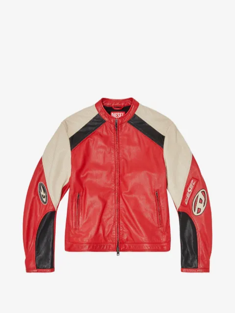 Diesel biker leather jacket