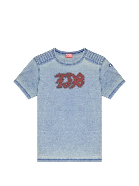 Diesel burnout T-shirt with D78 print