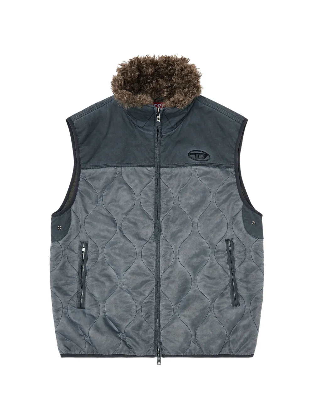 楽天市場】diesel ジャケット ファーの通販