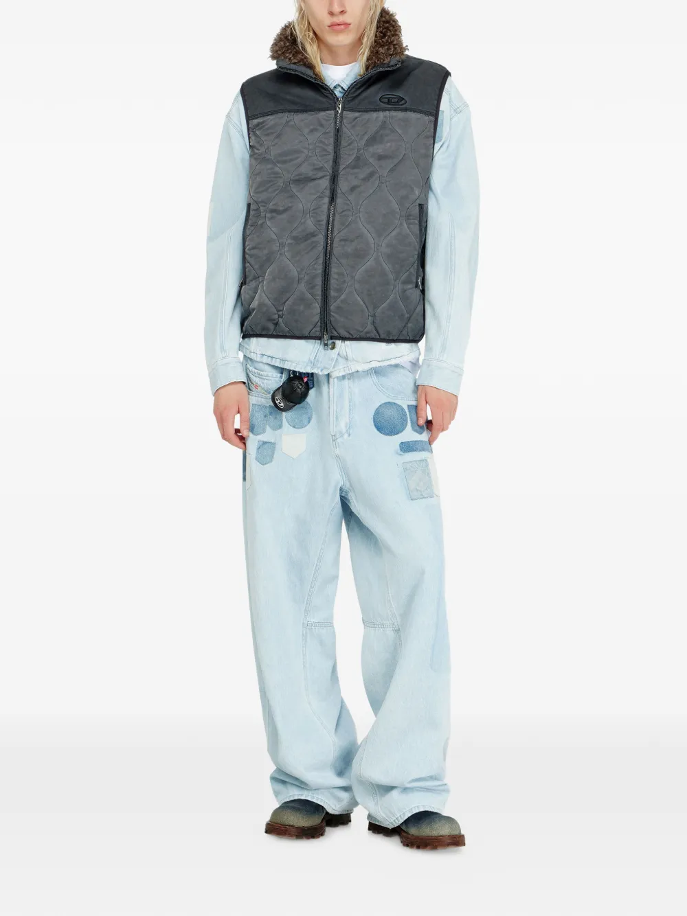 Diesel J-ALVAR jack Grijs