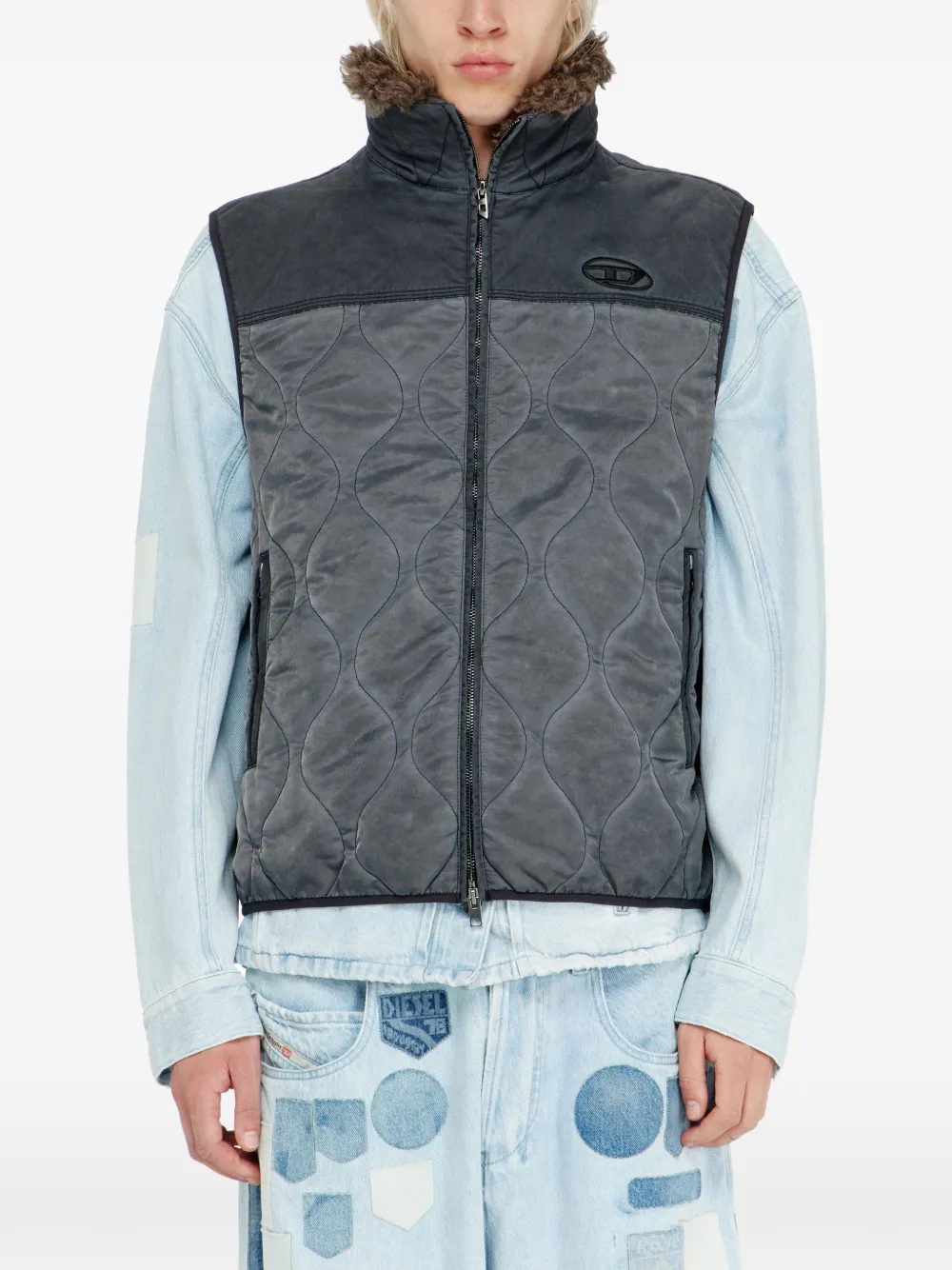 Diesel J-ALVAR jack Grijs