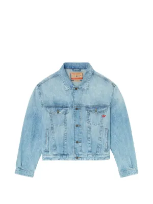 Alexander Wang プリント デニムジャケット | ブルー | FARFETCH JP
