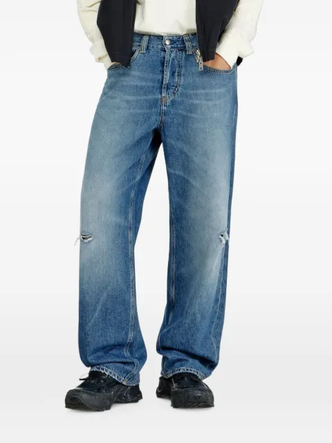 Diesel 2001 D-Macro relaxed-fit distressed-details denim jeans