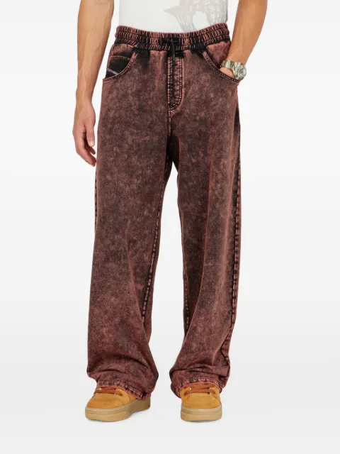 Diesel sweatpants with denim effect