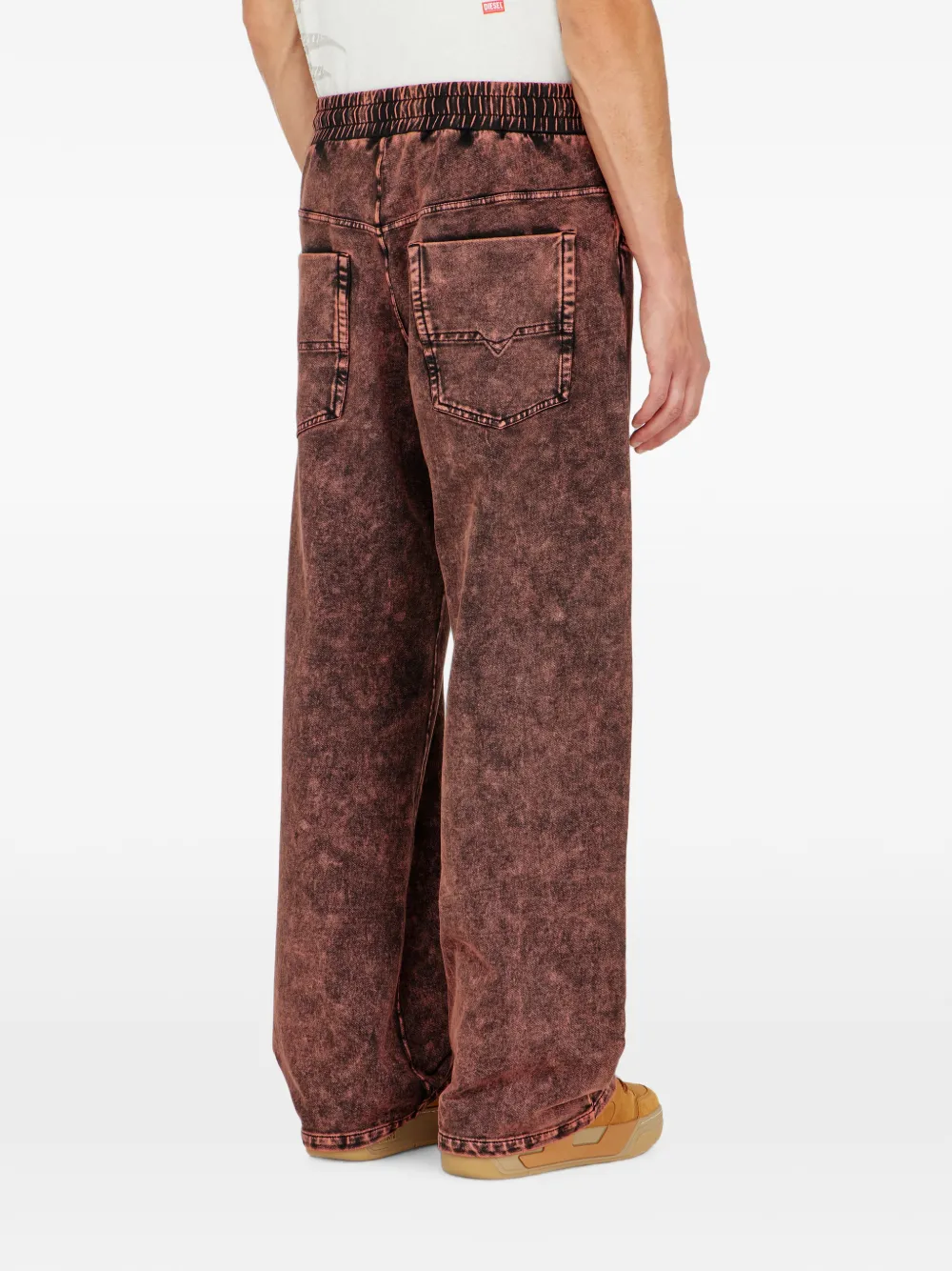 Diesel sweatpants with denim effect Bruin