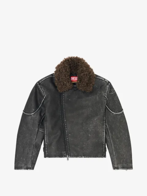 Diesel veste de moto à col amovible