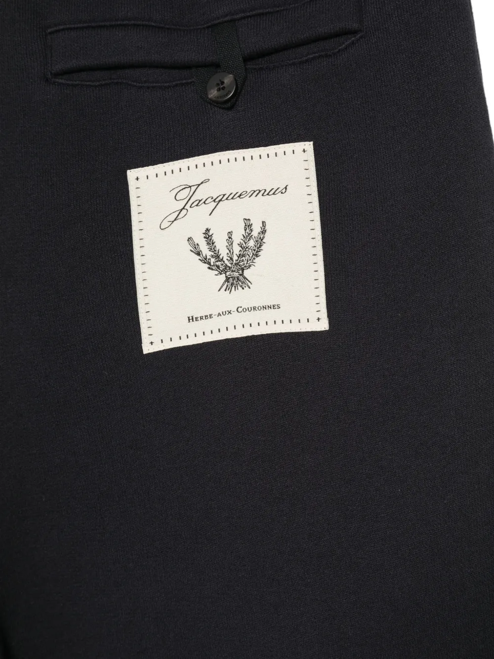 Jacquemus Torneo trainingsbroek met trekkoordtaille en logo-patch Blauw
