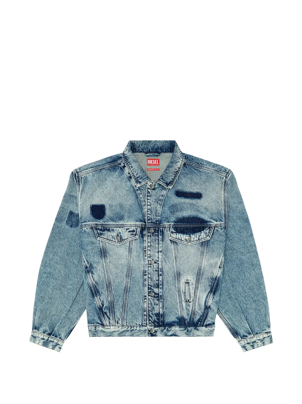 Diesel D-Denver-S2 denim jacket - Blu