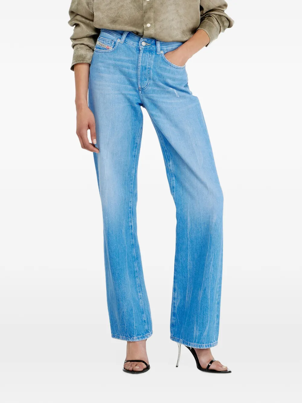 Diesel 1971 D-Sent straight-leg jeans - Blau