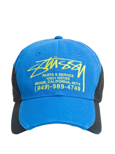 Stüssy logo-embroidered mesh-panel baseball cap