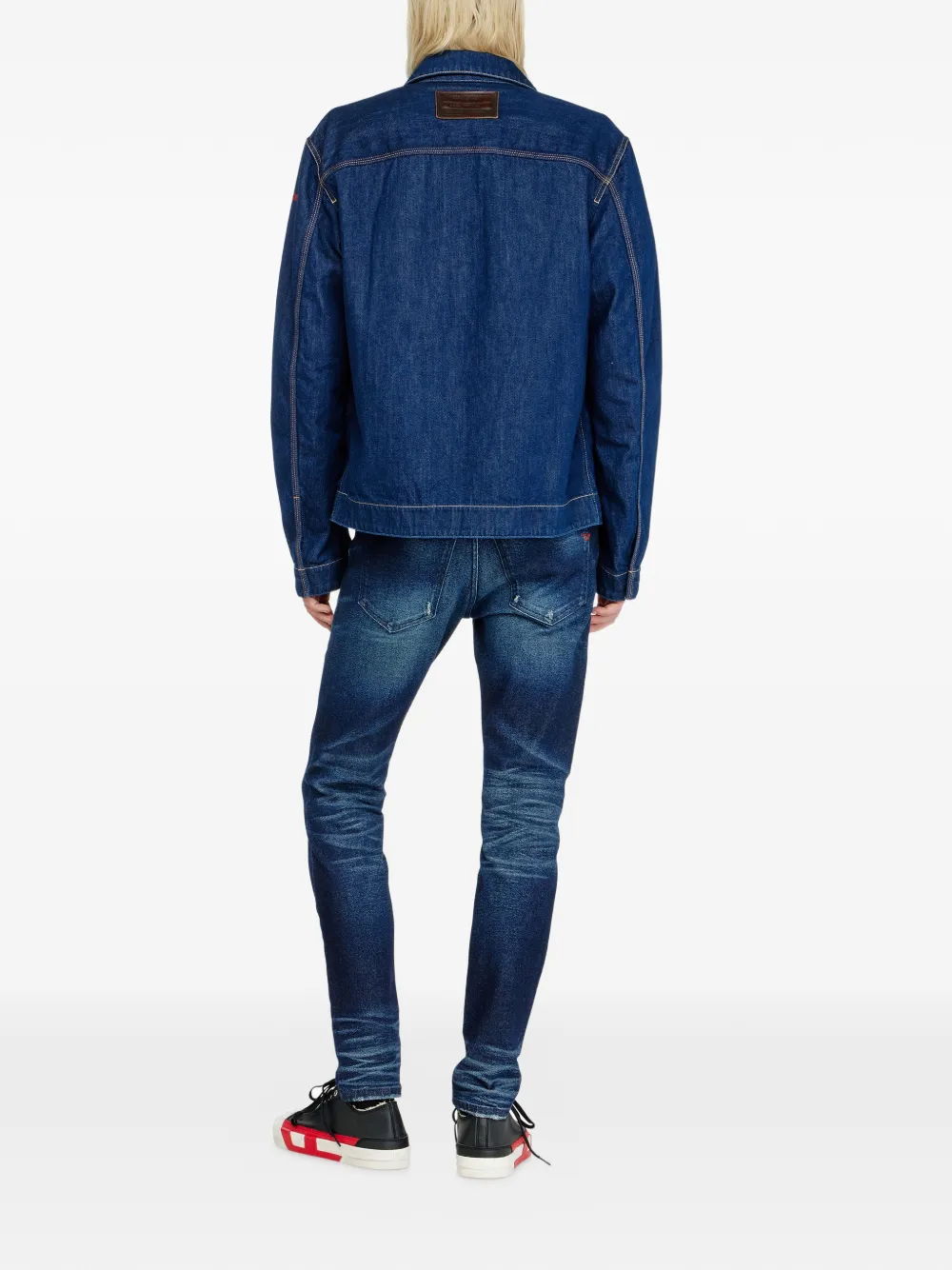 Diesel 2019 D-Strukt 0KBBU slim-fit jeans Blauw